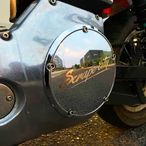 HARLEY DERBY COVER - CHROME