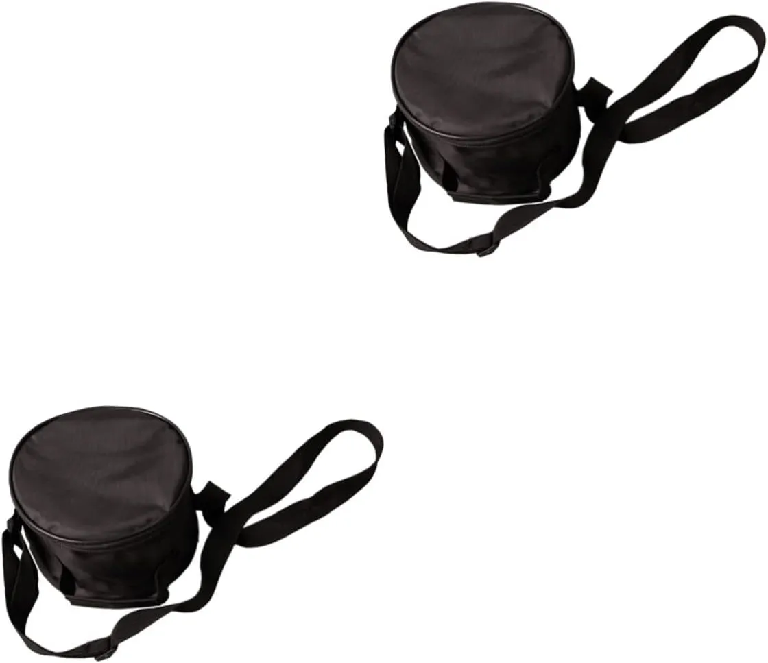 Hemoton 2pcs Percussion Instrument Bag Steel Tongue Drum Carrying Case Protective Storage Pouch