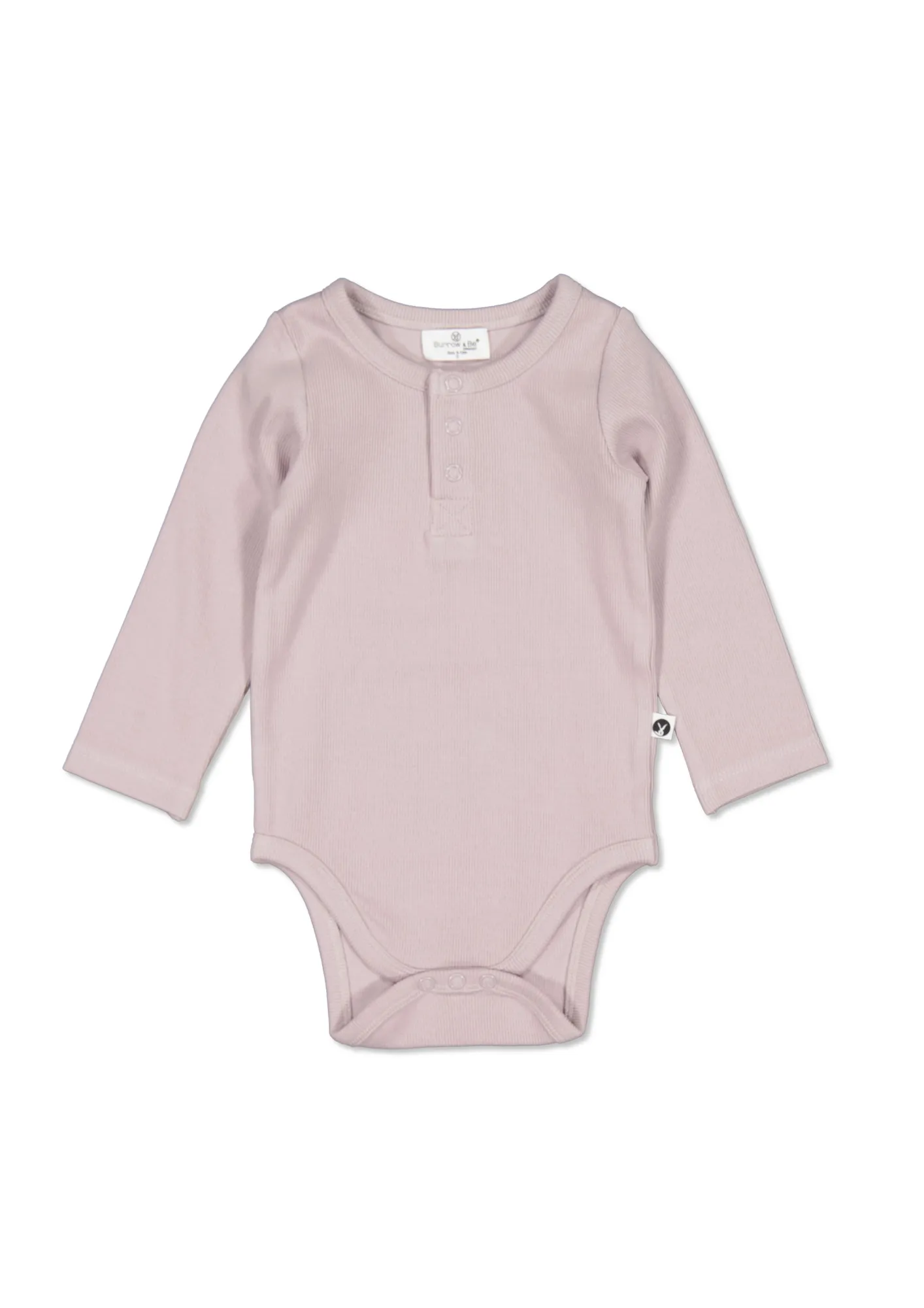 Henley Rib Bodysuit – Lavender