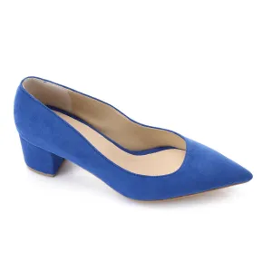 High Heel Mule Sandals – Elegant Pointed Toe, Suede Leather Texture 3CM