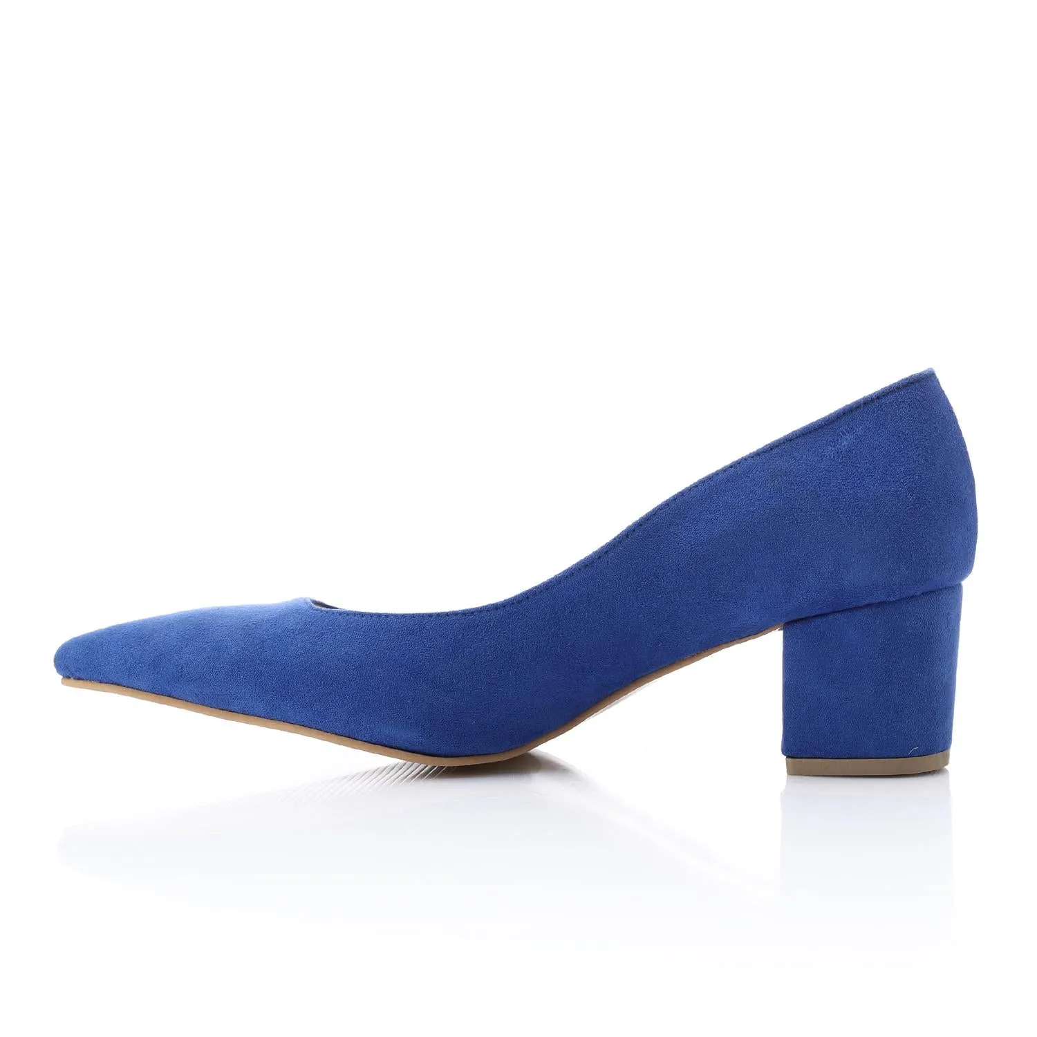 High Heel Mule Sandals – Elegant Pointed Toe, Suede Leather Texture 3CM