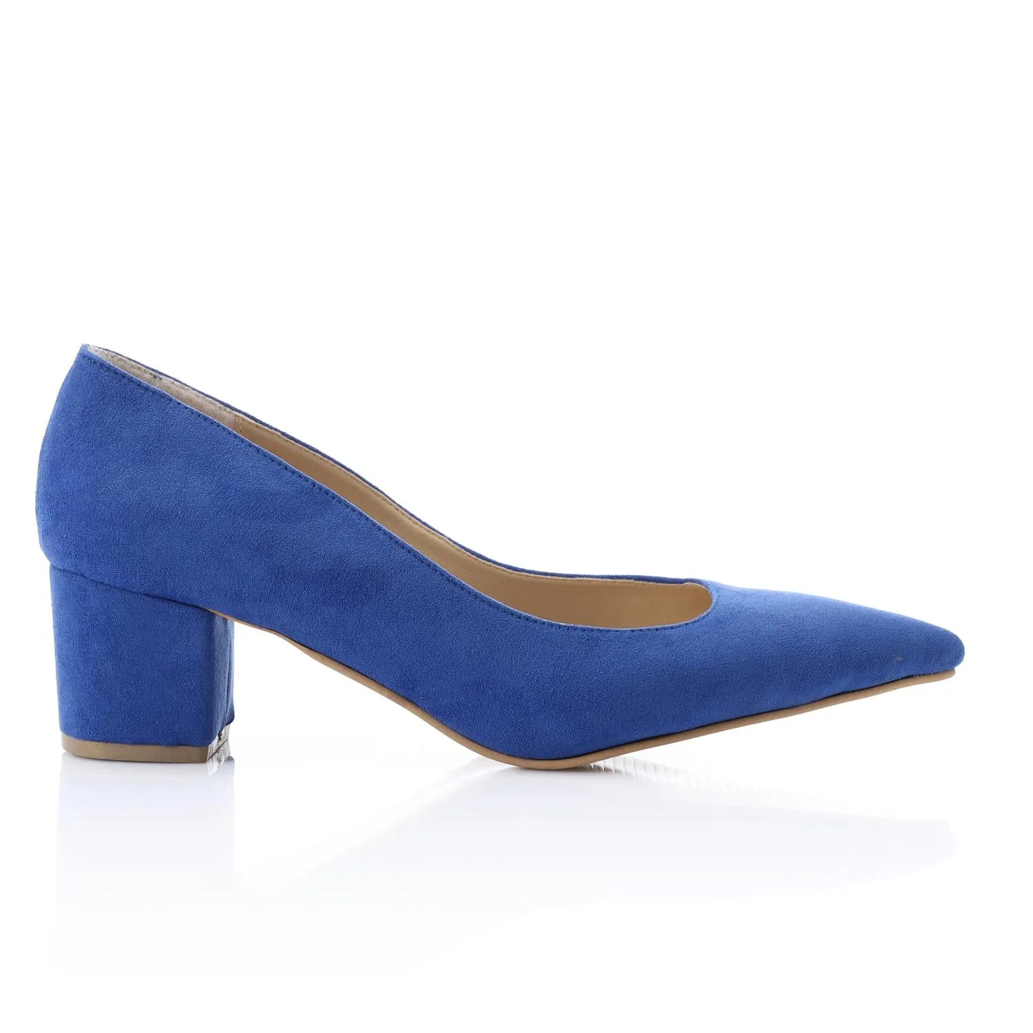 High Heel Mule Sandals – Elegant Pointed Toe, Suede Leather Texture 3CM