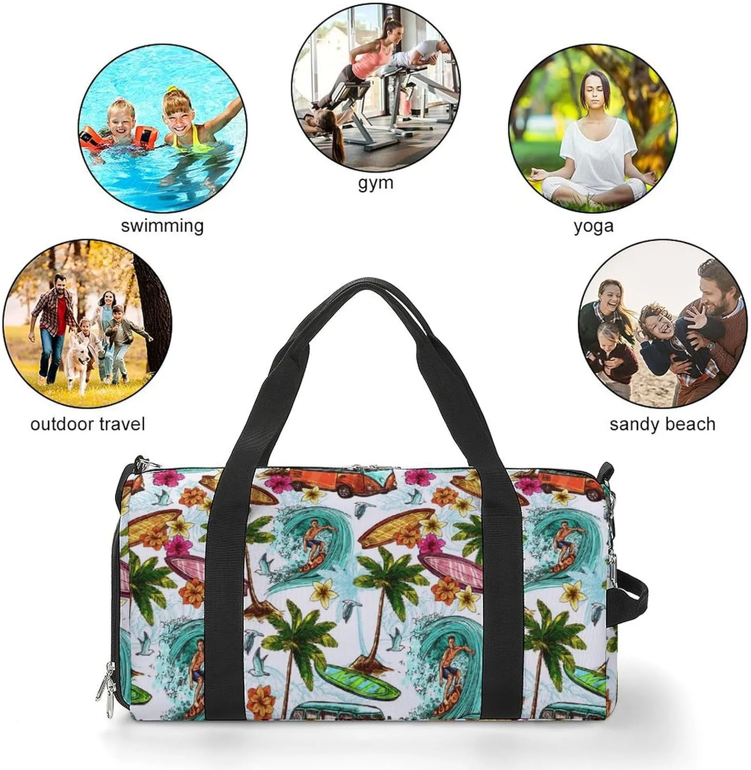 'His Eyes Are on The Sparrow Fitness Bag with Large Capacity Backpack And Waterproof Bag