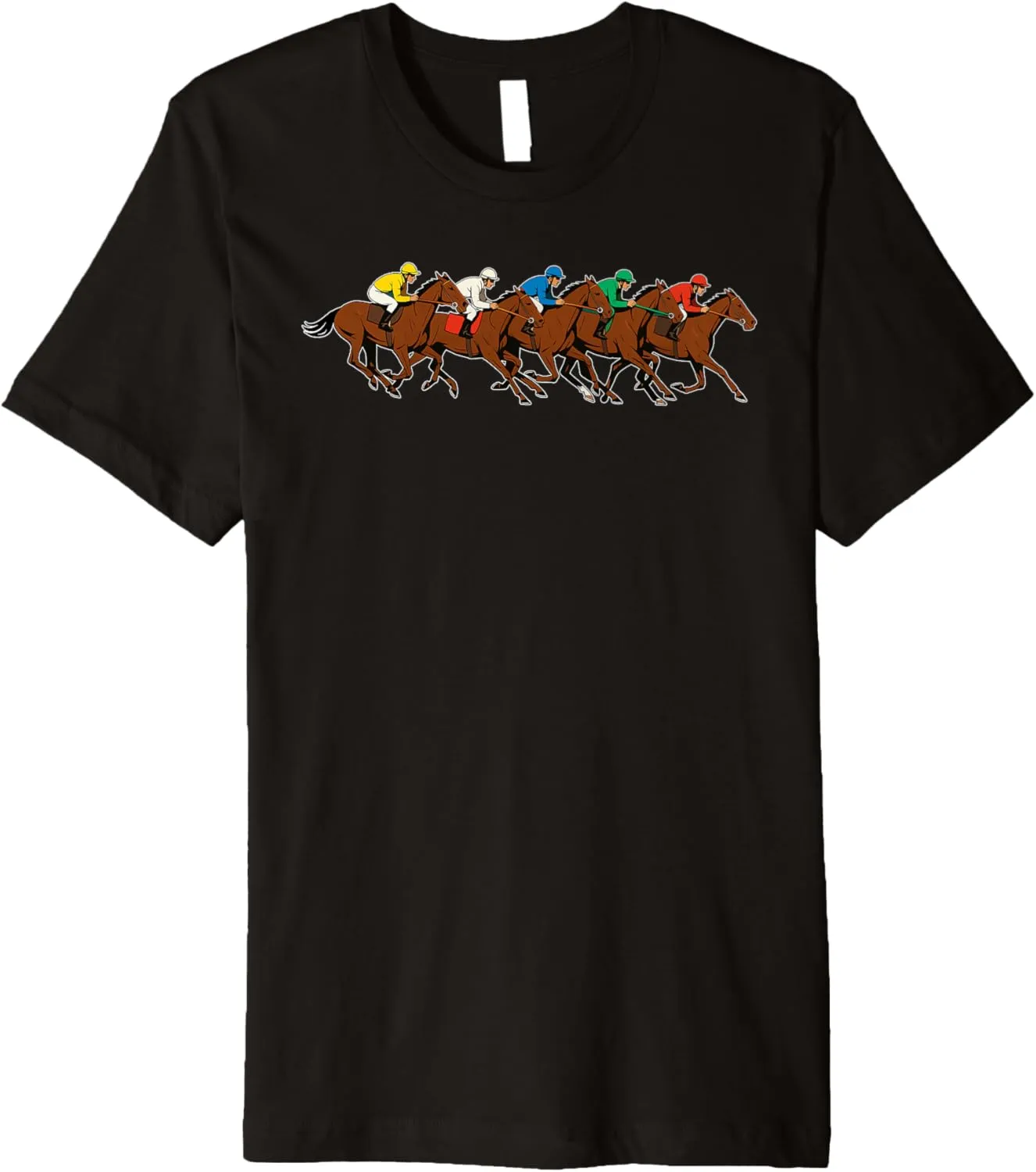 Horse Racing Horse Rider Equestrian Derby Horse Lover Premium T-Shirt