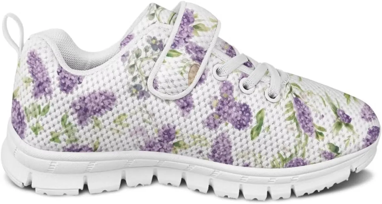 Howilath Easter Bunny Print Kids Sneakers for Boys Girls Mesh Sneakers Sports Tennis Shoes with Non-Slip Sole