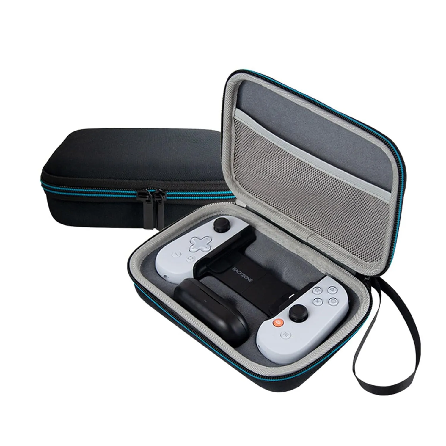 Hzycwgone Travel Case for Backbone One Mobile Gaming Controller 1st / 2nd Gen,Carrying Hard Cover Bag Compatible with Backbone One Mobile Gaming Controller(Black)