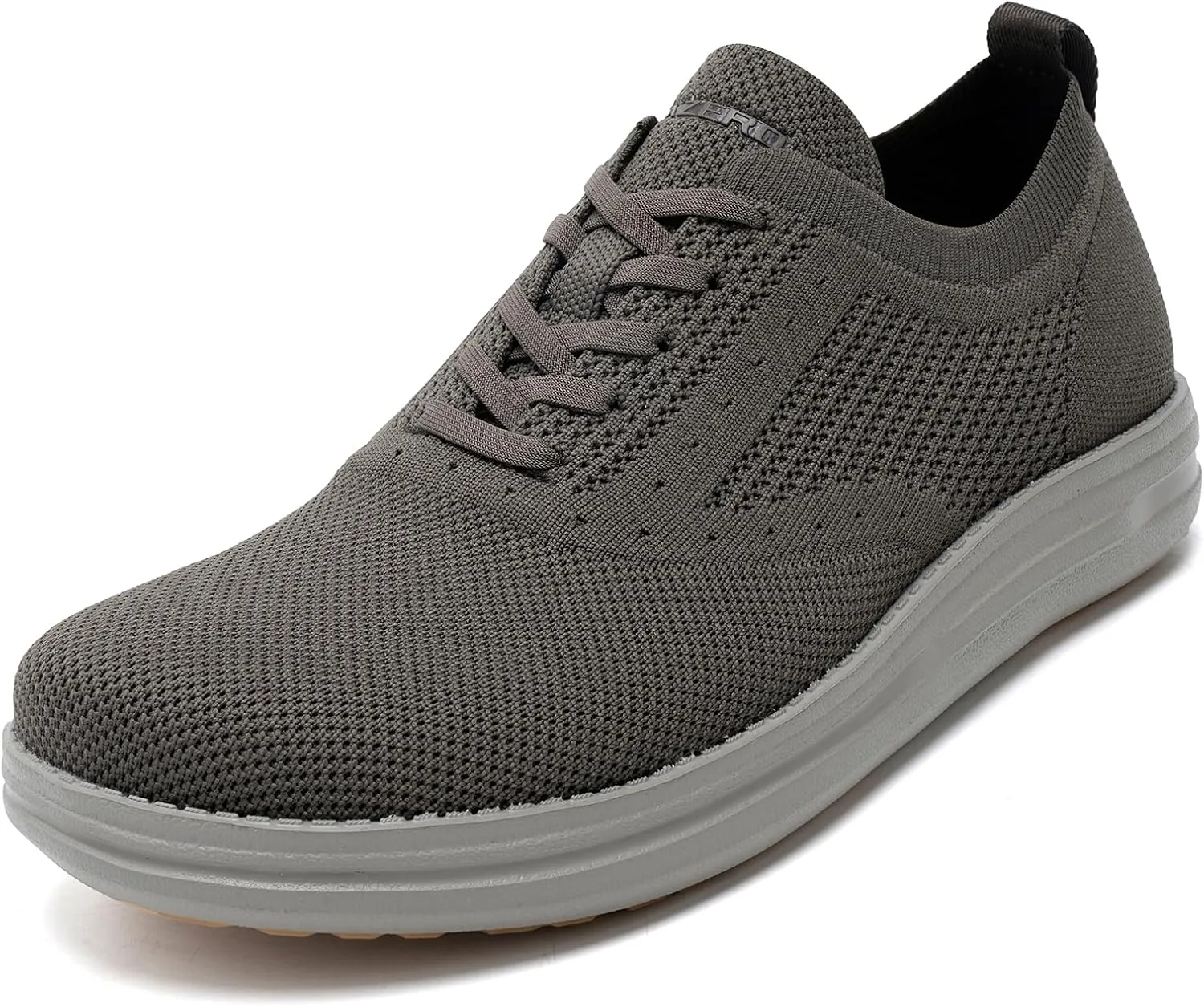ITAZERO Men's Wide Toe Box Mesh Shoes Business Casual Wide Width Walking Shoes with Arch Support Insole for Plantar Fasciitis