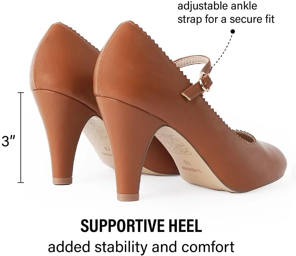 J. Adams Honey Mary Jane Women's Oxford Pumps