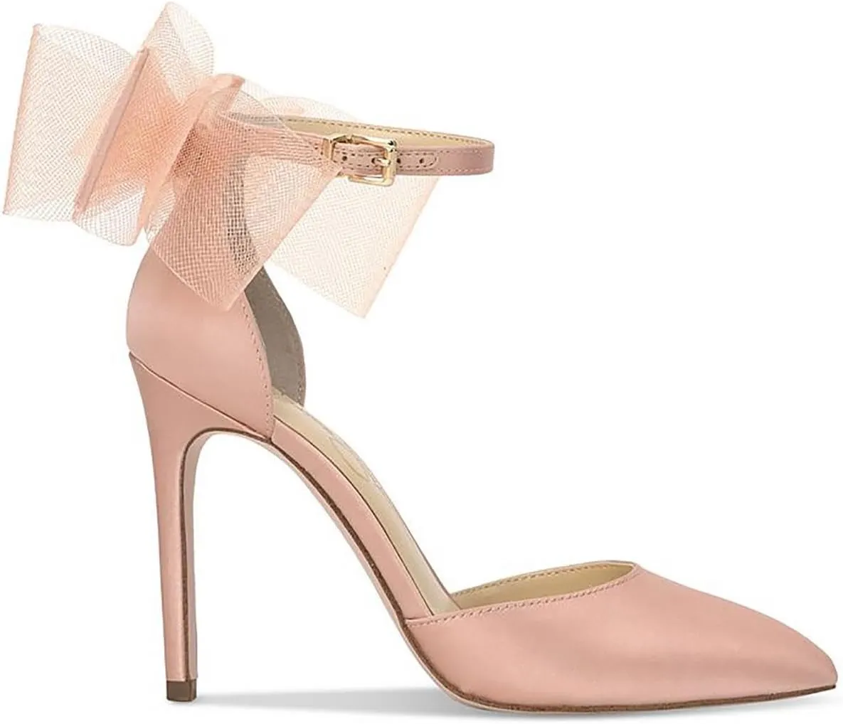 Jessica Simpson Womens Phindies Satin Bow Pumps