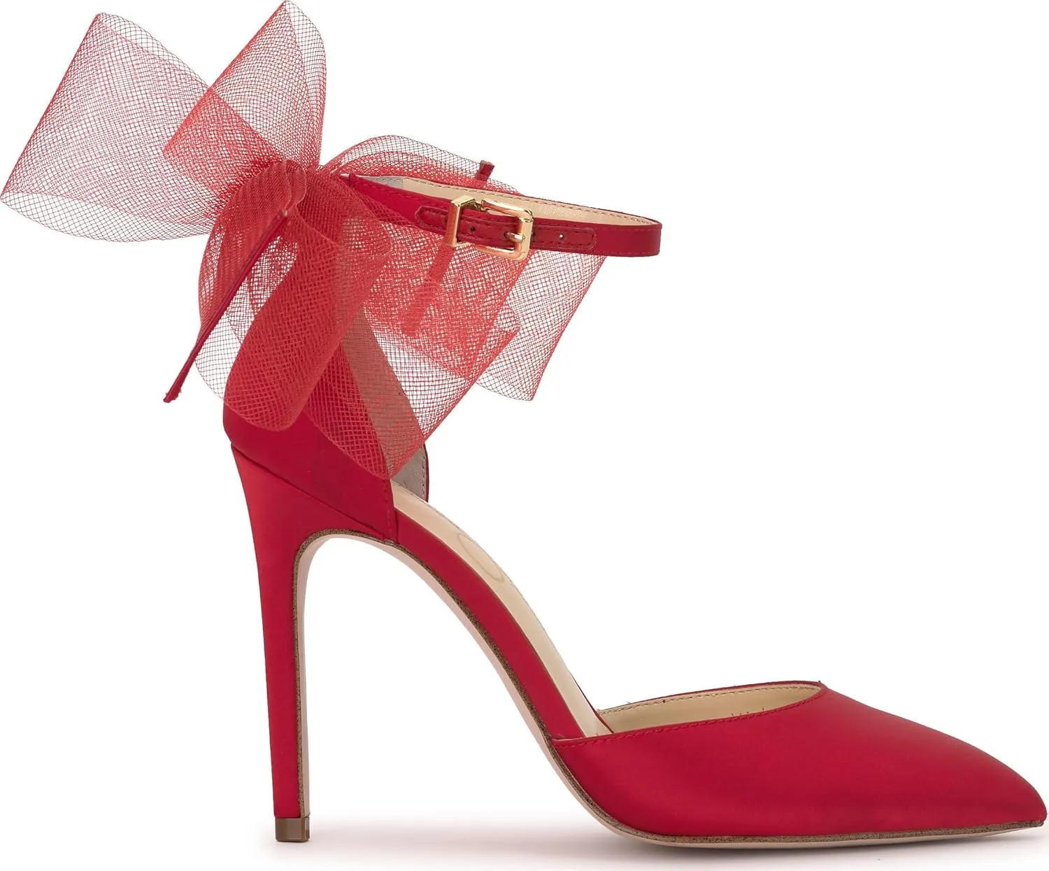 Jessica Simpson Womens Phindies Satin Bow Pumps