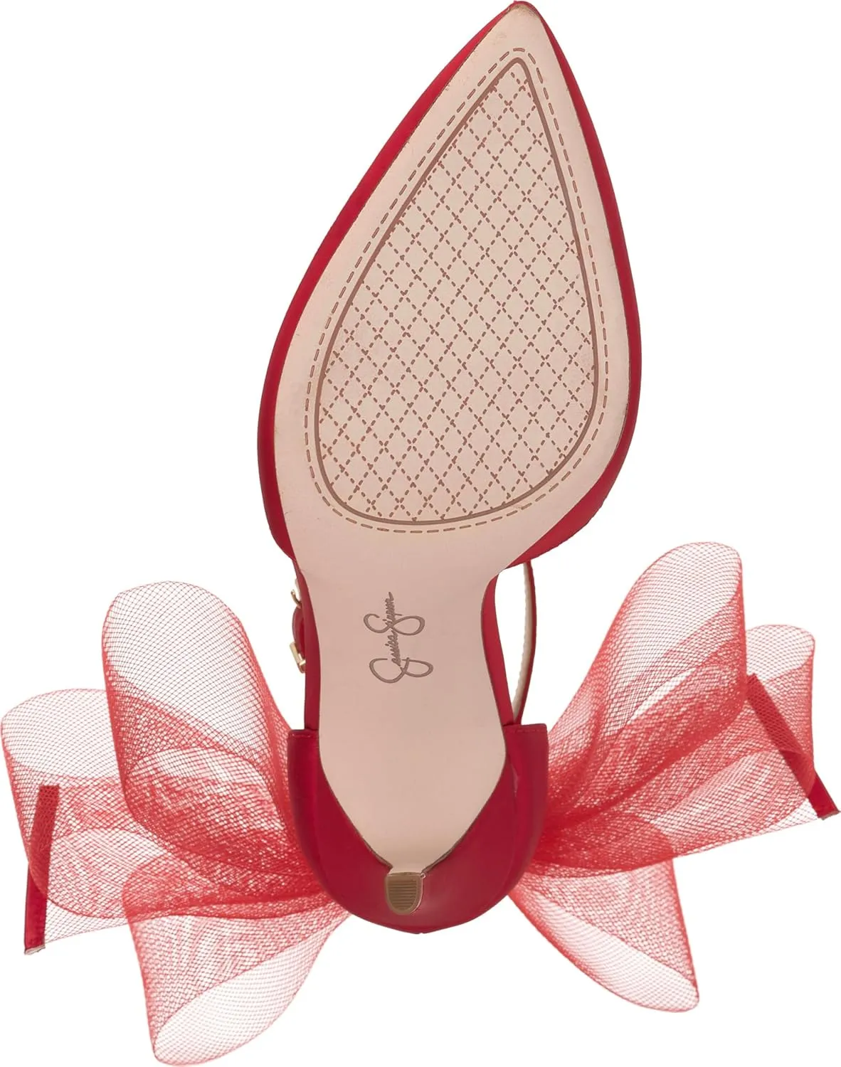 Jessica Simpson Womens Phindies Satin Bow Pumps