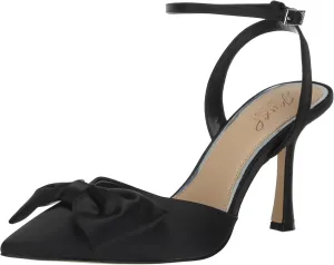Jewel Badgley Mischka Yanna Satin Stiletto with Bow