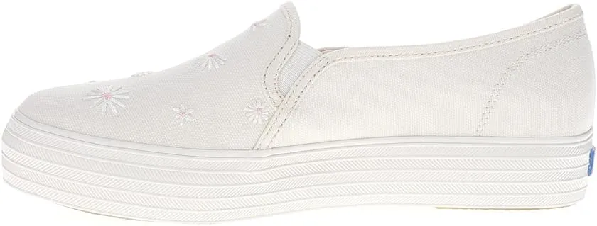 Keds Women's Triple Decker Metallic Stripe Fashion Sneaker