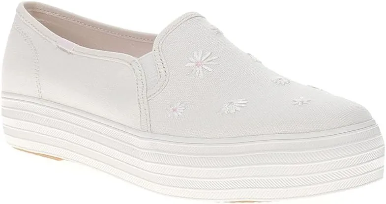 Keds Women's Triple Decker Metallic Stripe Fashion Sneaker