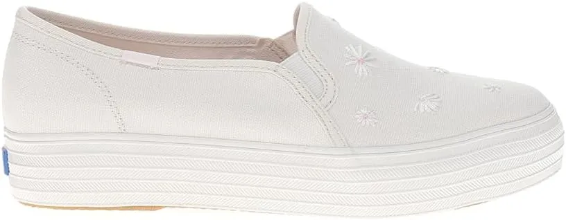 Keds Women's Triple Decker Metallic Stripe Fashion Sneaker