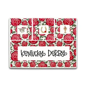 Kentucky Derby 4 Section Platter