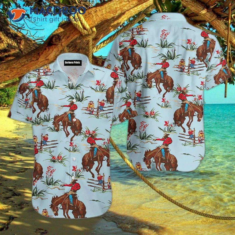Kentucky Derby-inspired Cowboy Hawaiian Shirts