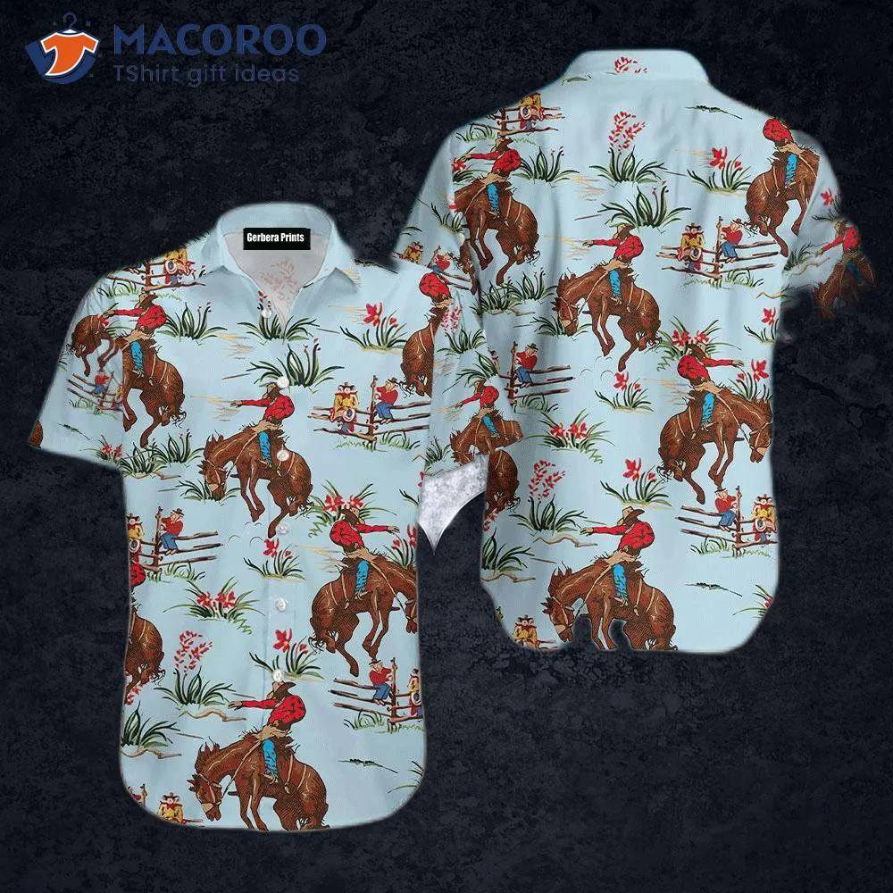 Kentucky Derby-inspired Cowboy Hawaiian Shirts