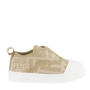 Kids Unisex Sneakers Beige
