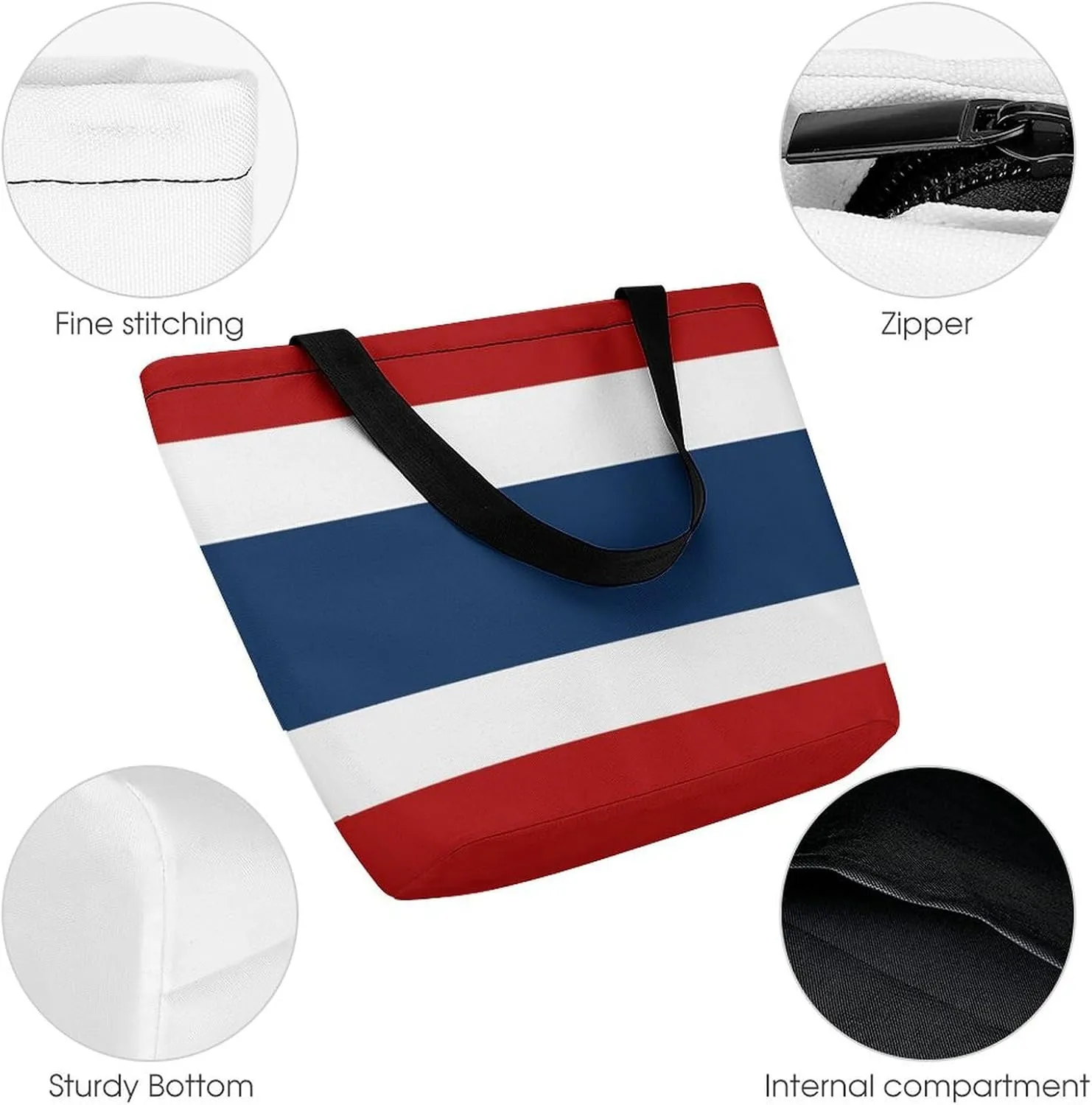 KiRYu Trendy British Antarctic Territory Flag Women's Large Shoulder Bag Perfect for Daily Errands and Shopping