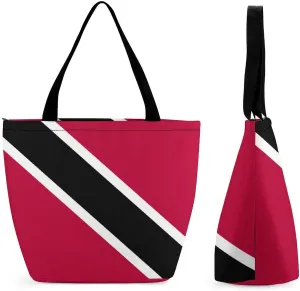 KiRYu Trendy British Antarctic Territory Flag Women's Large Shoulder Bag Perfect for Daily Errands and Shopping