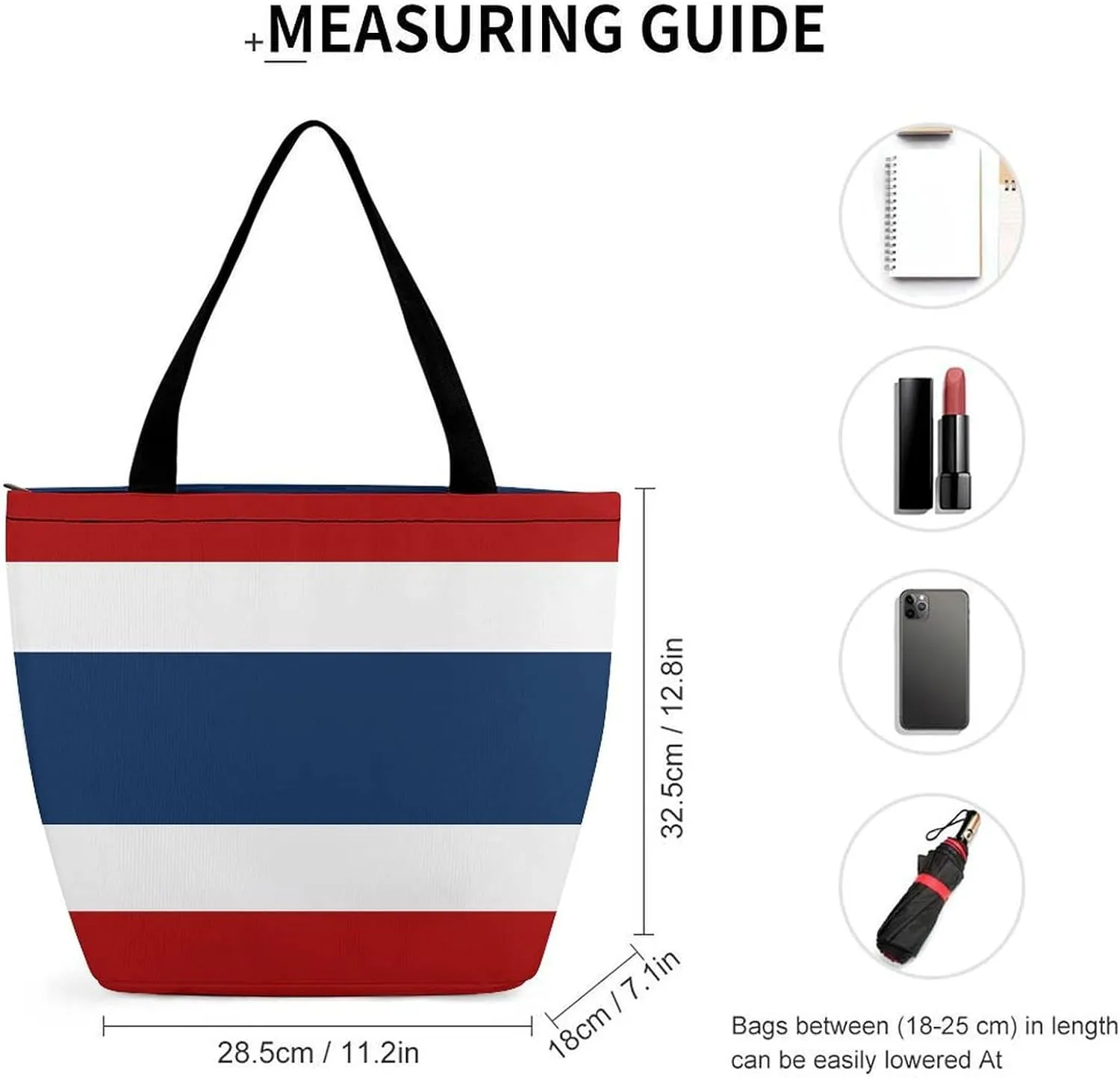 KiRYu Trendy British Antarctic Territory Flag Women's Large Shoulder Bag Perfect for Daily Errands and Shopping