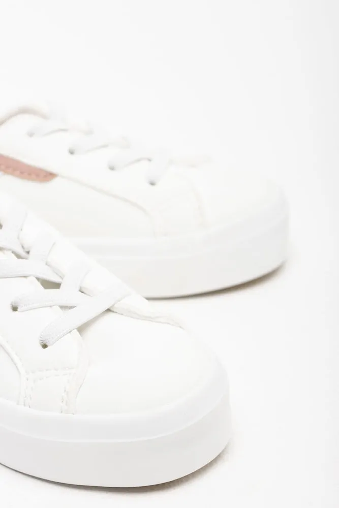 Lace Up Sneaker White