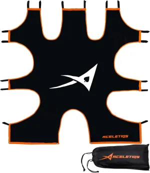 Lacrosse Goal Lacrosse Net Shooting Target | Lacrosse Gifts for Boys and Girls | Use with Lacrosse Rebounder, Lacrosse Backstop and Lacrosse Goalie | Fits Standard 6x6 Goal [Carry Bag Included]