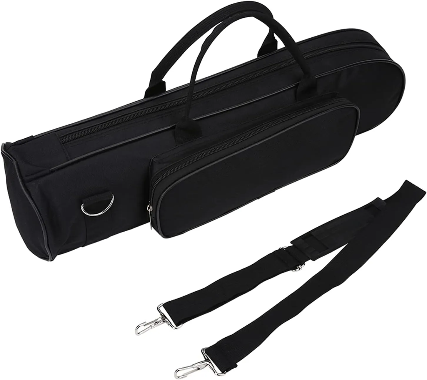 LADE Trumpet Case Bag Oxford Cloth Padded Interior Shoulder Strap and Handle Two Compartments for Instrument Music Accessories