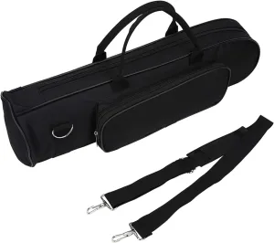 LADE Trumpet Case Bag Oxford Cloth Padded Interior Shoulder Strap and Handle Two Compartments for Instrument Music Accessories