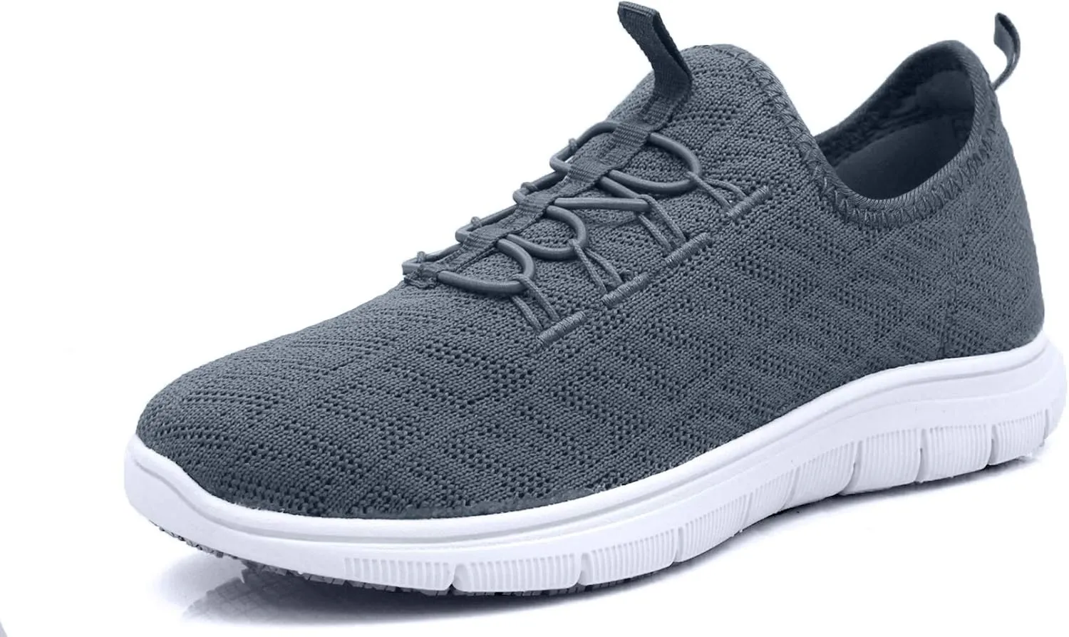 Laforst Jewel 3155 Womens Synthetic Mesh Upper Lace Up Slip Resistant Server Waitress Slip On Sneaker Free Socks