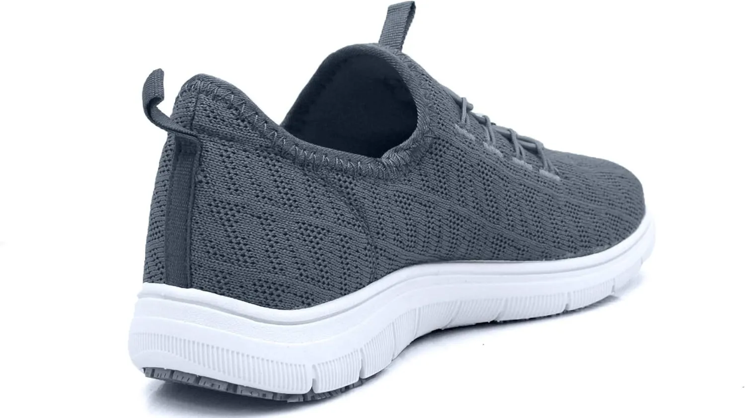 Laforst Jewel 3155 Womens Synthetic Mesh Upper Lace Up Slip Resistant Server Waitress Slip On Sneaker Free Socks