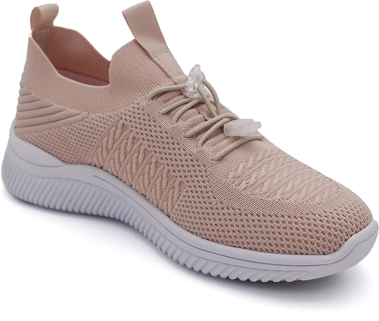 Laforst Jewel Womens Synthetic Mesh Upper Lace Up Nonslip Server Waitress Slip On Sneaker Free Socks