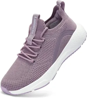Lamincoa Women's Running Shoes Slip on Walking Sneaker Lightweight Tennis Shoes Casual Athletic Sneakers for Outdoor Gym Workout