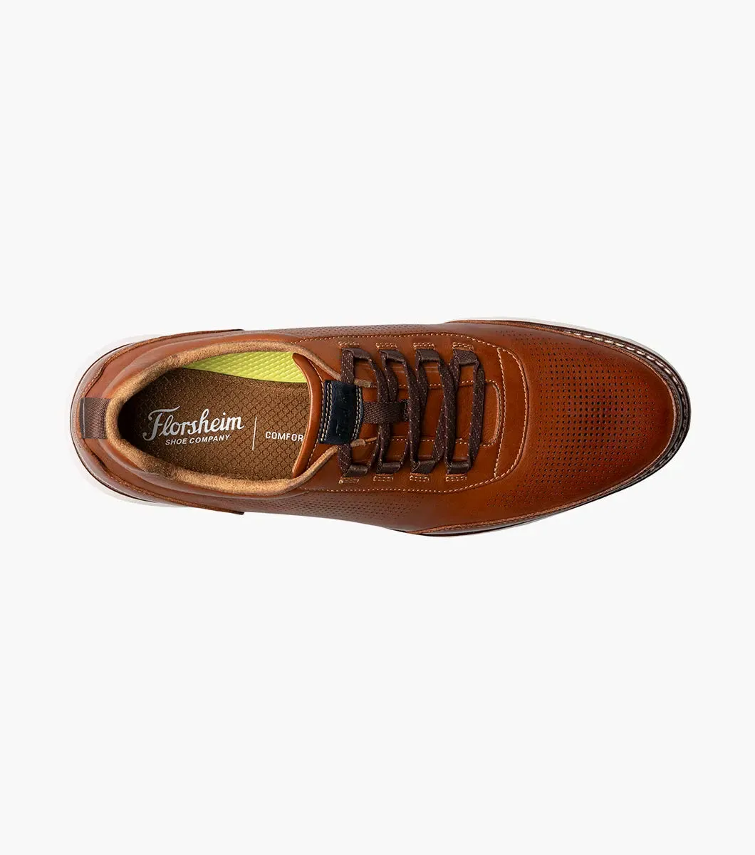 Launch Elastic Lace Slip On-Cognac Multi | Florsheim
