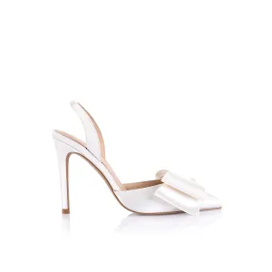 Lee Pump Ivory Satin