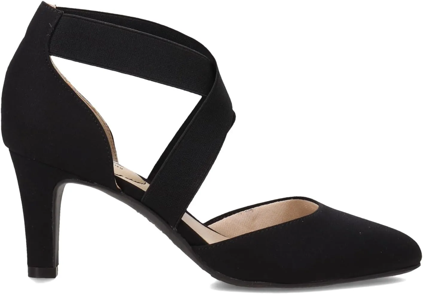 LifeStride Womens Gallery Pump, Black, 6 US