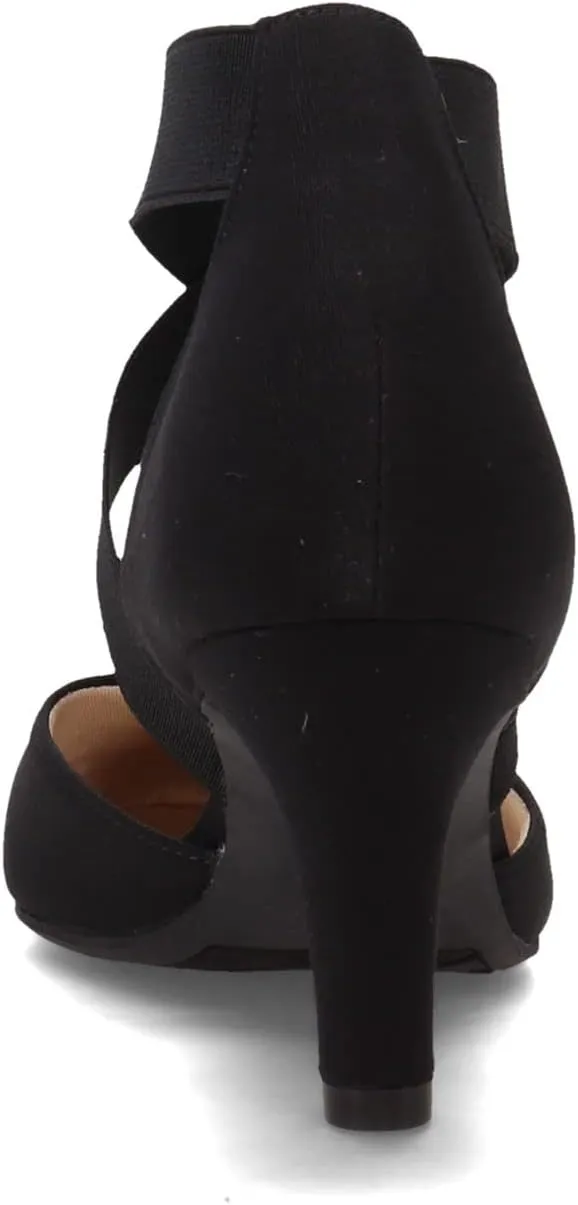 LifeStride Womens Gallery Pump, Black, 6 US