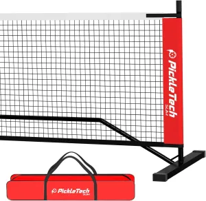 LITIAN PICKLETECH 4.0 Slim Version Portable Pickleball Nets - 22 FT USAPA Regulation Size for Outdoor Game, Driveway Use - Includes Carrying Bag