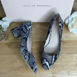 Loeffler Randall  Snake Print Pumps 5.5M