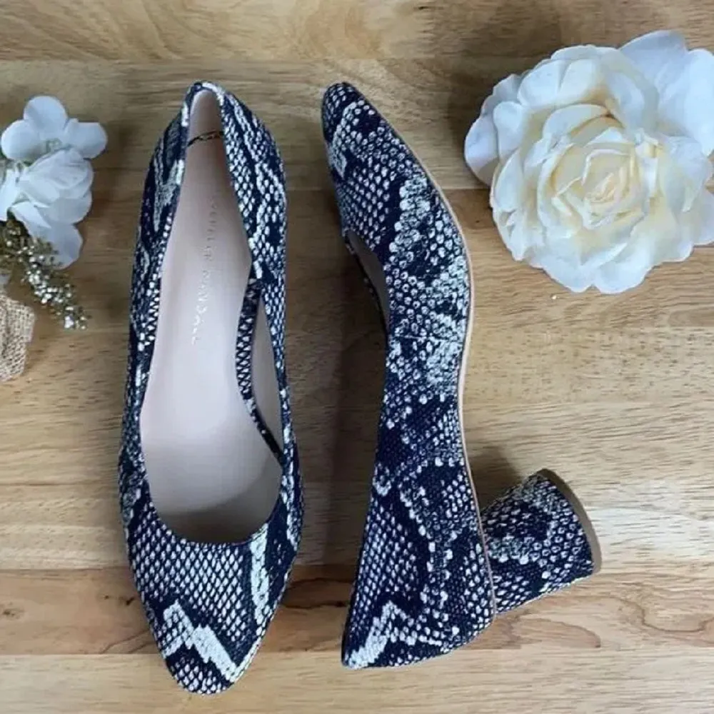 Loeffler Randall  Snake Print Pumps 5.5M