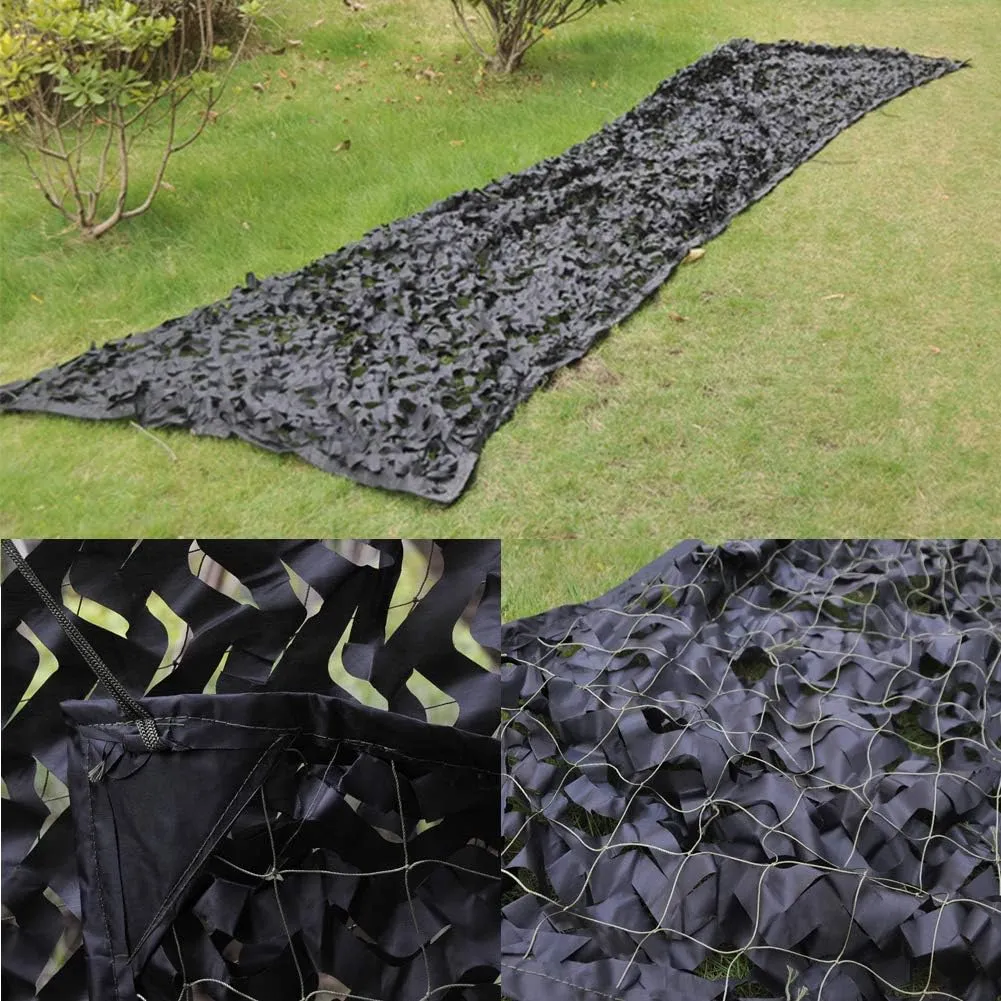 LOOGU Custom Woodland Camo Netting Camping Military Hunting Camouflage Net 6.5 x 10ft, 6.5 x 26ft, 10 x 10ft, 10 x 13ft, 10 x 16.5ft, 13 x 16.5ft, 16.5 x 20ft, 20 x 20ft