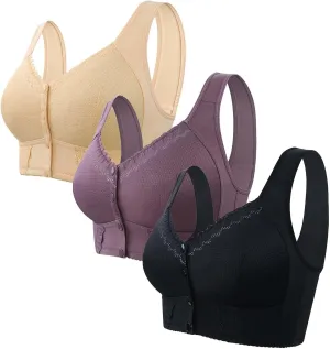 Luxysense Bra, Luxysense Bra for Senior, Bra, Front Closure Breathable Bra for Seniors