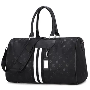 LV Executive Black Large Capacity Travel Bag With Classic Black And White Designs