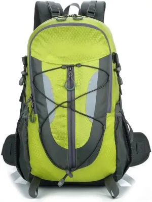 Marsupio Outdoor Hiking Backpack with Rain Cover, 40L Large Capacity Backpack for Travel, Trekking, Camping, Cycling (green), 0.5kg