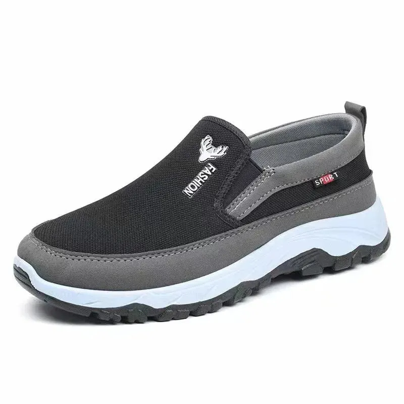 Men's Canvas Shoes with Soft Soles - Men's Oxford Sneakers