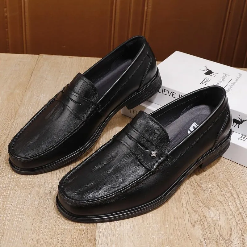 Men's Casual Loafers Slip On Shoes Comfortable and Fashion School Shoes for Walking, Business and Working in Wedding, Party or Business Shoes