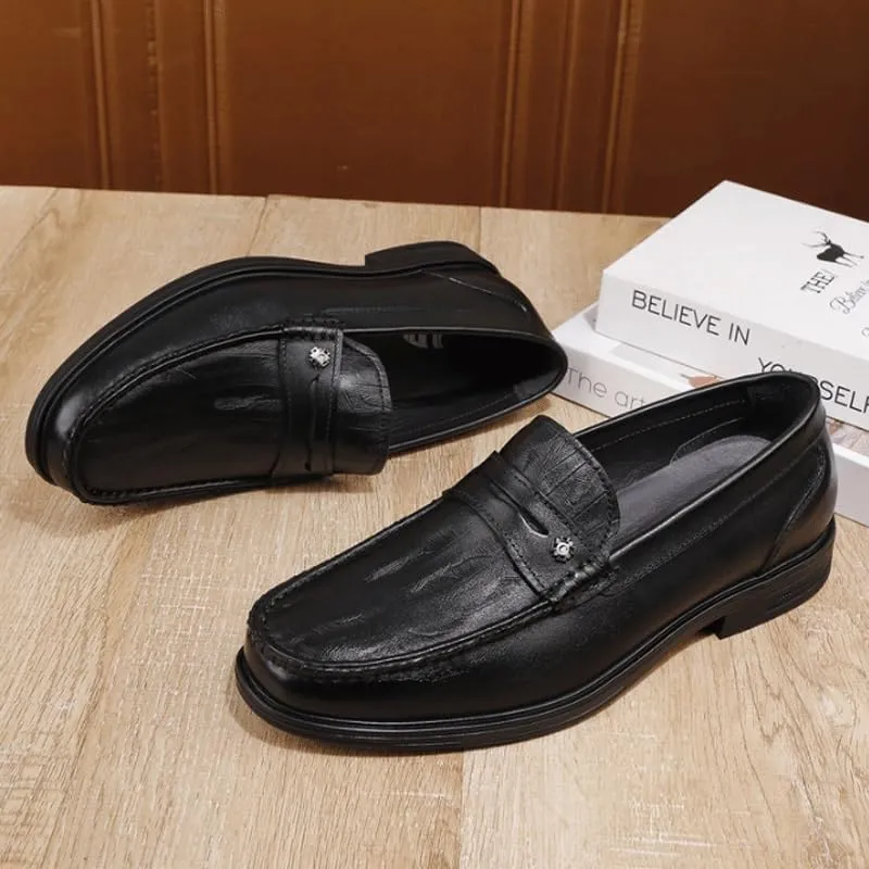 Men's Casual Loafers Slip On Shoes Comfortable and Fashion School Shoes for Walking, Business and Working in Wedding, Party or Business Shoes