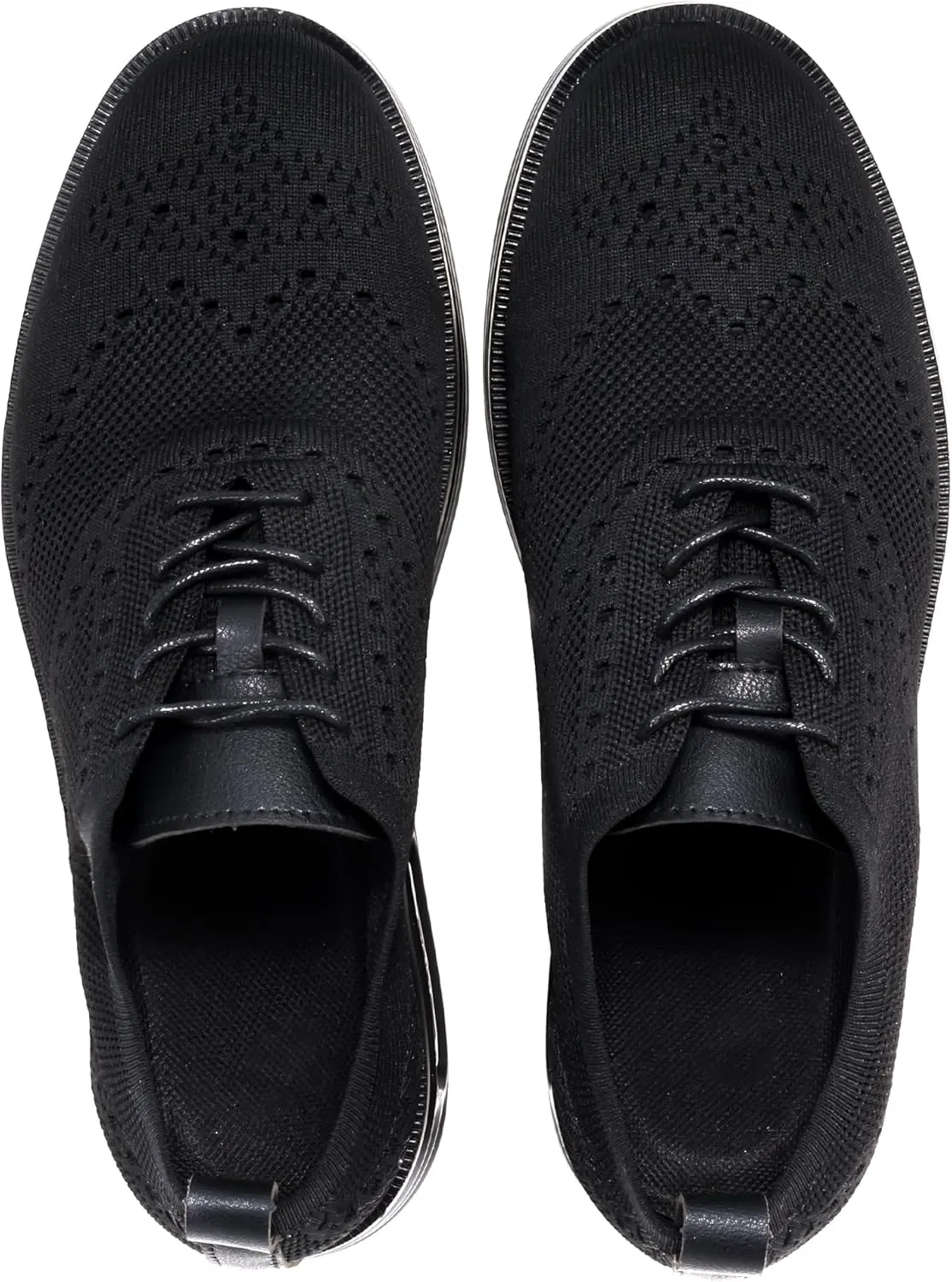 Mens Dress Shoes Casual Oxfords Shoes Knit Lightweight Breathable Business Work Shoes Walking Shoes Fashion Sneakers