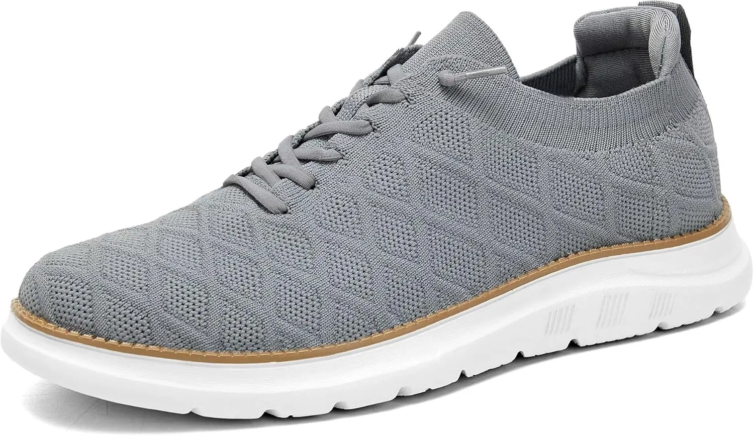 Men's Mesh Sneakers Oxfords Lace-Up Lightweight Casual Walking Shoes Driving Shoes